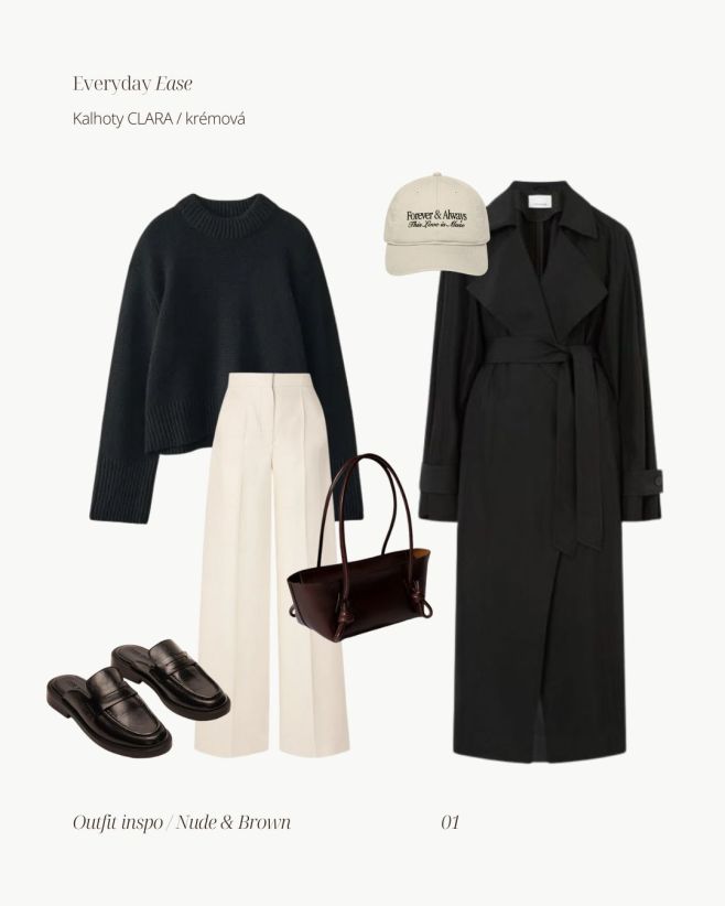 Fall Outfit Inspo / Nude & Brown Tóny, které k podzimu prostě patří🍂🤎 Kombinace hřejivých odstínů hnědé a neutrální nude...