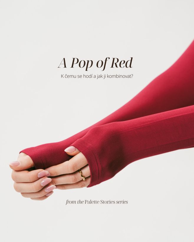 From the Palette Stories series / A Pop of Red Když už se celý měsíc věnujeme tónům, které umí v outfitu něco říct,...